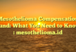 Mesothelioma Compensation Fund: What You Need to Know : mesothelioma.id