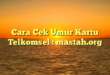 Cara Cek Umur Kartu Telkomsel : mastah.org